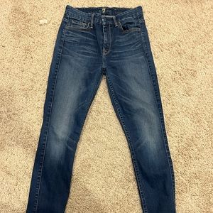 7 for all mankind Jeans size 28 skinny with stretch